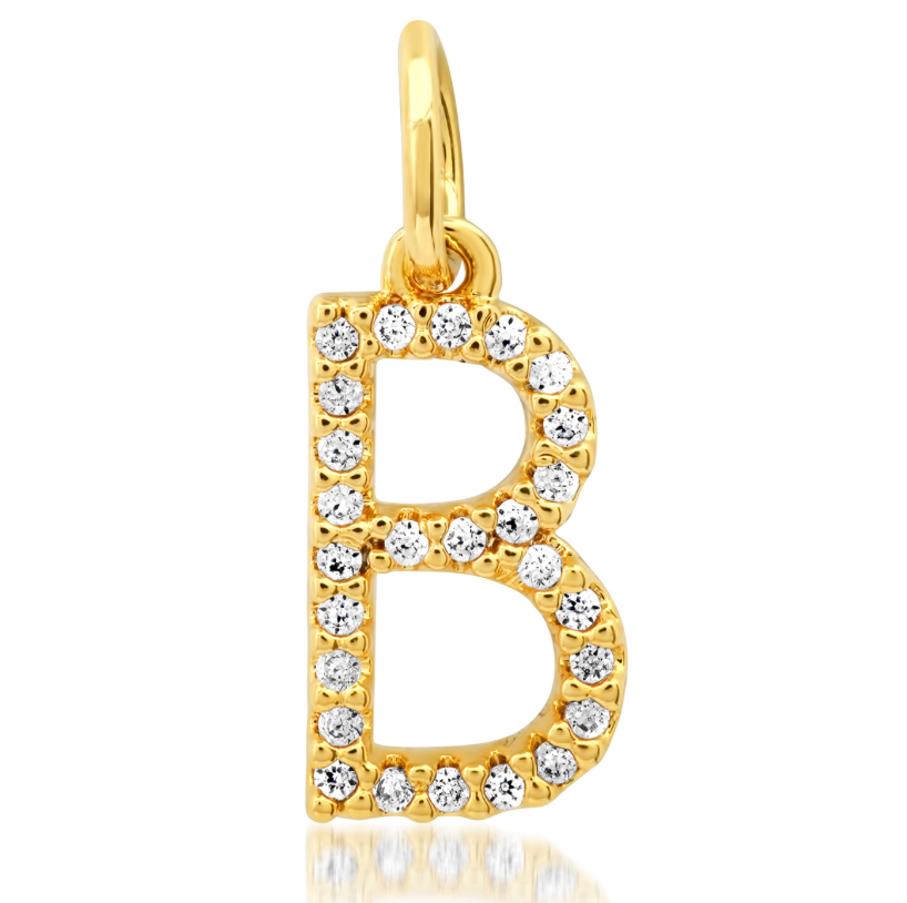 CZ Initial Necklace