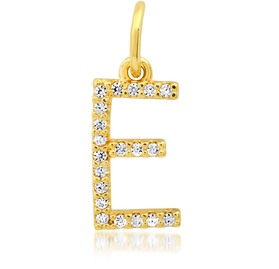 CZ Initial Necklace