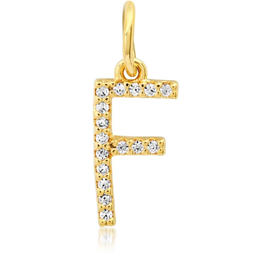 CZ Initial Necklace