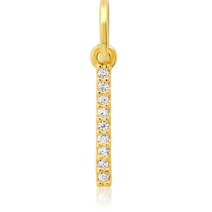 CZ Initial Necklace