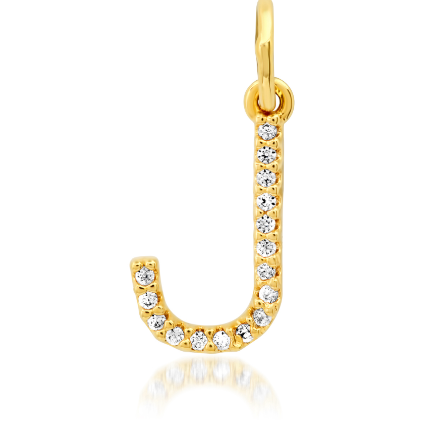 CZ Initial Necklace