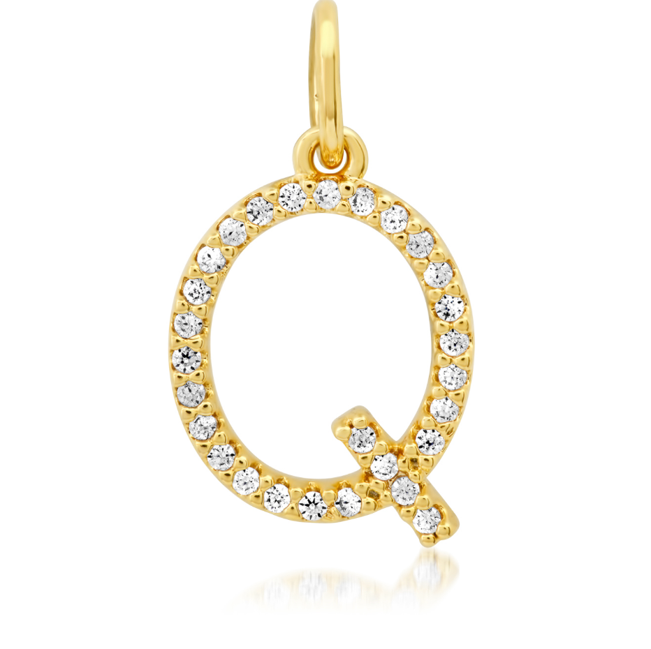 CZ Initial Necklace