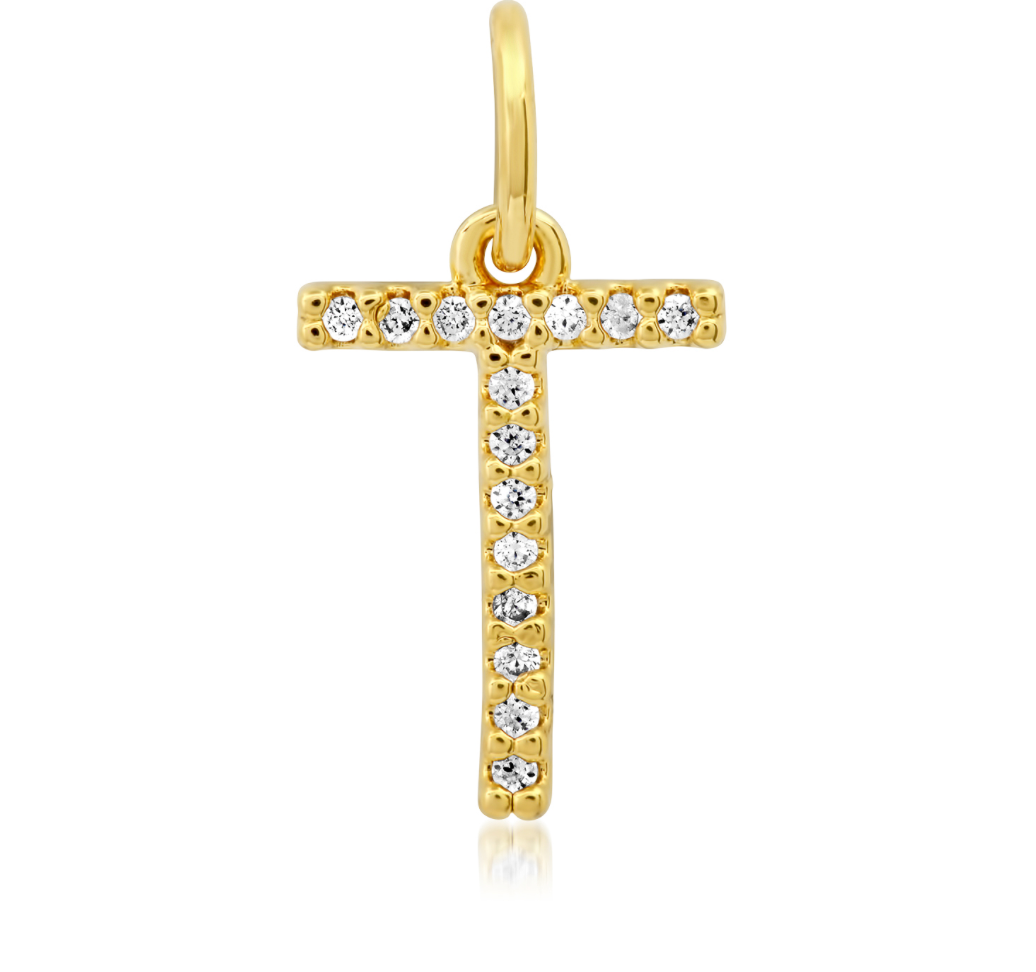 CZ Initial Necklace