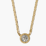 TWT Coin Necklace on Curb Chain