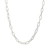 Luxe Link Chain Silver Open Ended - Add Push Lock