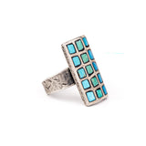 Turquoise Tile Ring