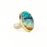 Oval Indonesian Fossilized Opalized Wood