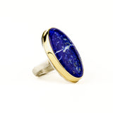 Long Oval Lapis Ring