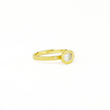 Oval Basket Ring with Engraving