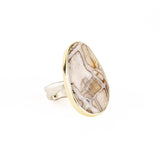 Fossilized Wood Sea Kelp Ring