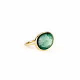14k Ocean Green Kyanite Ring