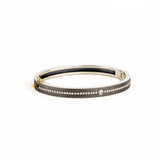 Nori 6mm Diamond Bangle - Sterling Silver