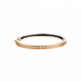 Nori 4mm Diamond Bangle - Rose Gold