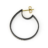 Mina Medium Diamond Hoops