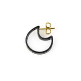 Mina Small Diamond Hoops