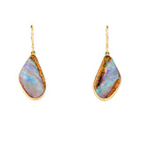 Large Boulder Opal Drop Earrings