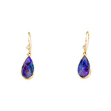 Small Boulder Opal Drop Earrings