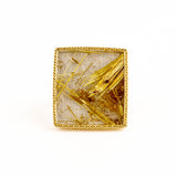 25.17 ct Rutilated Quartz Ring
