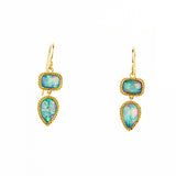 Double Drop Opal Earrings