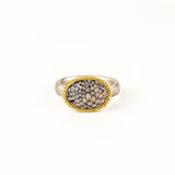 Snakeskin Agate Ring