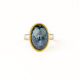 Oval Aquamarine Ring