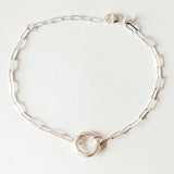 Small Round Push Lock Bracelet