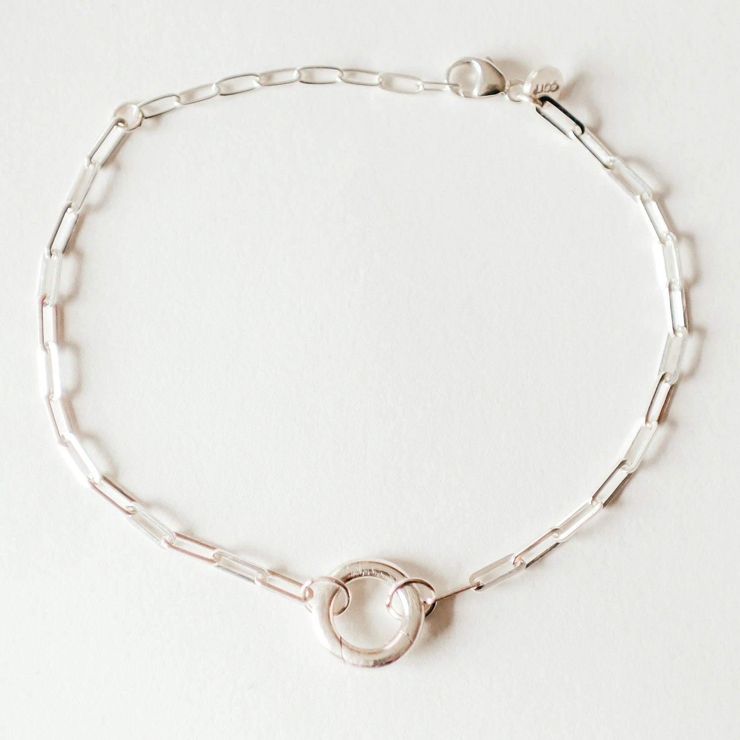 Push Lock Bangle Small Round Push Lock Bracelet – Silverado Saratoga