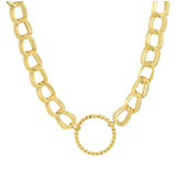 Gold Mixed Chain Necklace
