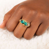 Boulder Opal Ring