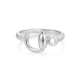 Horsebit Stone Ring