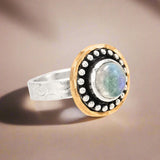 Moonstone Dome Ring