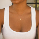 Heart Hamsa Wish Necklace