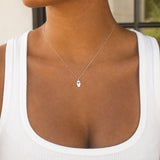 Heart Hamsa Wish Necklace