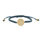 Woven Bracelet with Dotted Circle