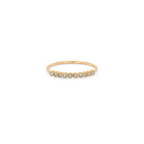 10 Tiny Diamond Bezel Ring