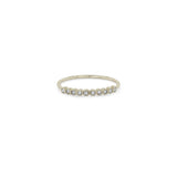 10 Tiny Diamond Bezel Ring