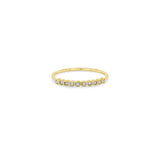 10 Tiny Diamond Bezel Ring