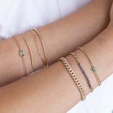 Small Box Chain Bracelet