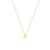 Anchored Initial Necklace