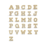 Anchored Pave Diamond Initial Necklace