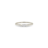 14k Marquise Diamond Band Ring