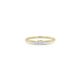 14k Marquise Diamond Band Ring