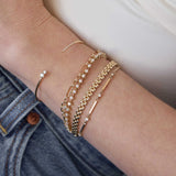 14K Small Panther Chain Bracelet