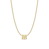 14k 3 Mixed Half Round Slide Bead Box Chain Necklace {Trunk Show}