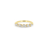 5 Pear Diamond Band Ring