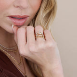 Small Puffed Mariner Link Eternity Ring
