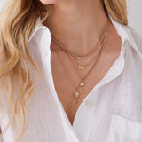 Horizontal Star Dog Tag Necklace