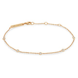 5 Floating Diamond Station Bracelet