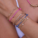 Paracord Bracelet with Midi Bitty Heart