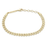 14K Small Panther Chain Bracelet